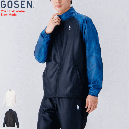 GOSEN ゴーセン ウィンドウォーマージャケット（裏起毛）ウィンドブレーカー Y2540 ユニセックス 男女兼用