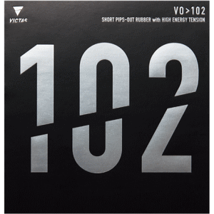 VICTAS ヴィクタス 卓球 ラバー VO>102 表ソフト スピン系 020222【1枚までメール便OK】