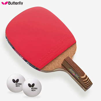 Butterfly バタフライ 卓球ラケット センコー1500 ラバーばりラケット レジャー用 10950