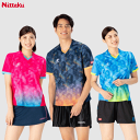Nittaku ニッタク 卓球 ユニフォーム シャツ ウェア スカイスコープシャツ メンズ 男性用 レディース 女性用 ジュニア 子供用 NW-2214【1枚ま...