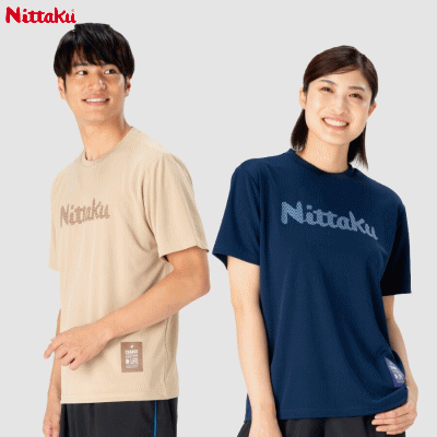 【10%OFFクーポン配布中】Nittaku ニッタク 卓球 Tシャツ 半袖シャツ 半袖Tシャツ ドットTシャツ メンズ 男性用 レディース 女性用 NX-20...