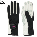 DUNLOP ダンロップ テニス シリコンプリントグローブ 両手セット 手袋 グリップ力 UVカット 日焼け対策 レディース 女性用 TGG0135W 【3枚ま...