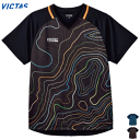 VICTAS ヴィクタス 卓球 ゲームシャツ ユニフォーム トポグラフィー ゲームシャツ メンズ 男性用 レディース 女性用 612401【1枚までメール便OK...