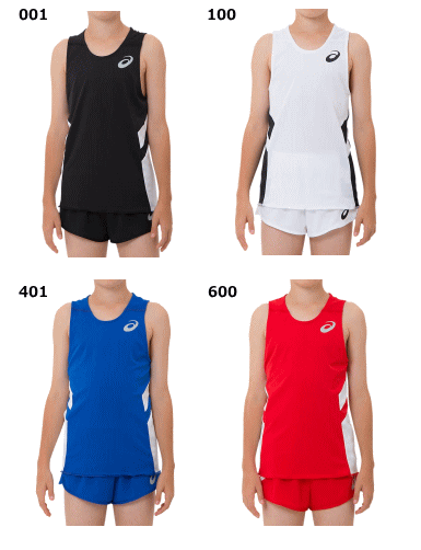 asics アシックス 陸上ウェア ランニングシャツ ジュニア キッズ 子供用 2094A001【1枚までメール便OK】