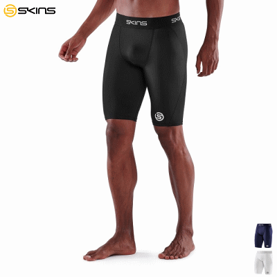 【10％OFFクーポン配布中】SKINS スキンズ ハーフタイツ スパッツ SERIES-1 メンズ 男性用 18171140