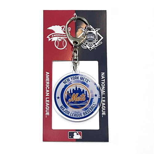 即日発送 MLB キーホルダー メッツ mets アクリルキーチェーン【1個までメール便OK】