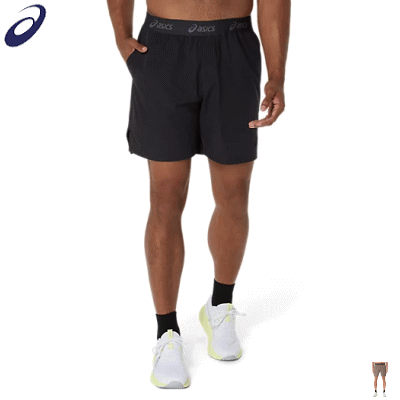 asics アシックス ハーフパンツ ダブルウィーブ7INショーツ メンズ 男性用 2031E910【1枚までメール便OK】