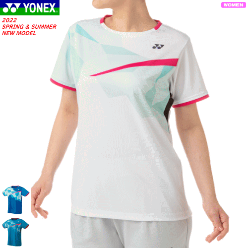 YONEX ヨネックス ウェア ■サイズ： S,M,L,O,XO ■シルエット：WS1 ■カラー： (011)ホワイト (786)ブラストブルー (817)ティールブルー ■素材： ポリエステル100% ■機能： UVカット、吸汗速乾、制電 ベリークール搭載 ■サイズチャート ※サイズ/身丈(cm)/胸囲(cm)/裾周り(cm) S/58/88/87 M/60/94/93 L/62/100/99 O/64/106/105 XO/66/112/111 ※当店とメーカーの在庫を合わせた数を表示しておりますので、 稀に欠品する場合もございます。 ※配送方法の注意事項 メール便・宅配便について