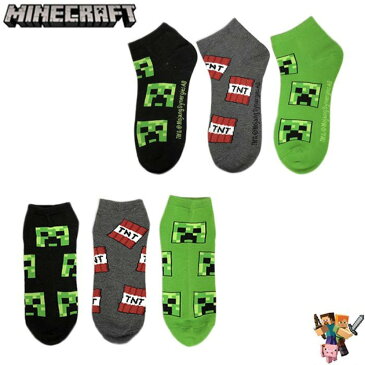 【500円クーポン】 053 MINECRAFT マインクラフト グッズ マイクラ ソックス クリーパー & TNT & クリーパー & 火薬 & クリーパー & 音楽ディスク【6 Pack/1set】 靴下 くつした ゲーム スイッチ PS4