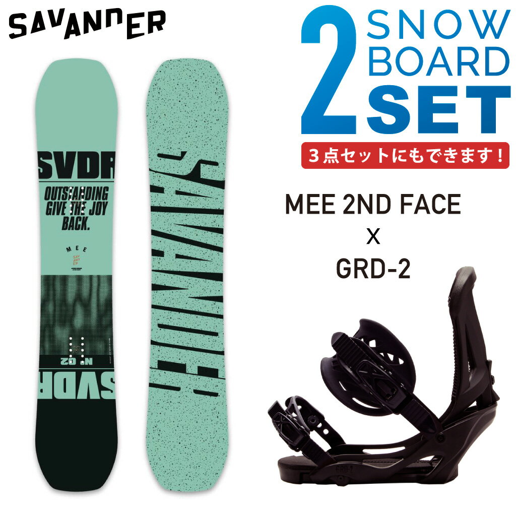 SAVANDER Xm[{[h  2_Zbg 3_Zbg MEE 2ND FACE To_[ 22-23 Y fB[X S \tgtbNX 炩 FLAT t[X^C Og p[N y uh Xm{[ snowboard ~g Gh O[ gh