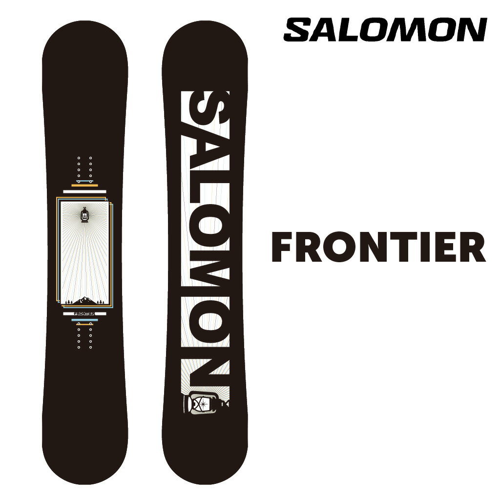 SALOMON FRONTIER サロモン フロンティア 23-24 メンズ レディース 初心者 ソフトフレックス やわらかい Camber キャ…
