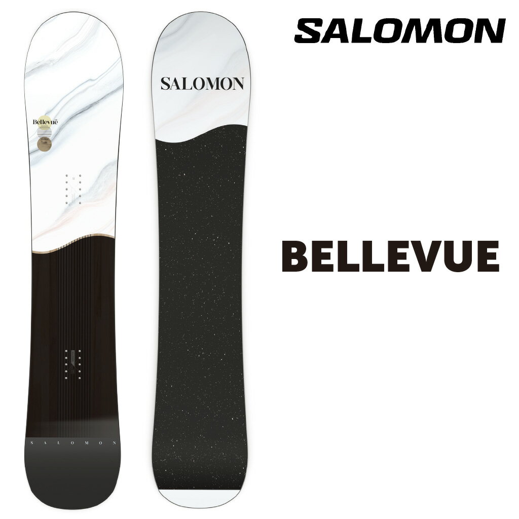 SALOMON BELLEVUE T xr[ 23-24 fB[X S \tgtbNX 炩 Hybrid Camber nCubhLo[ t[X^C Og p[N y uh Xm{ snowboard