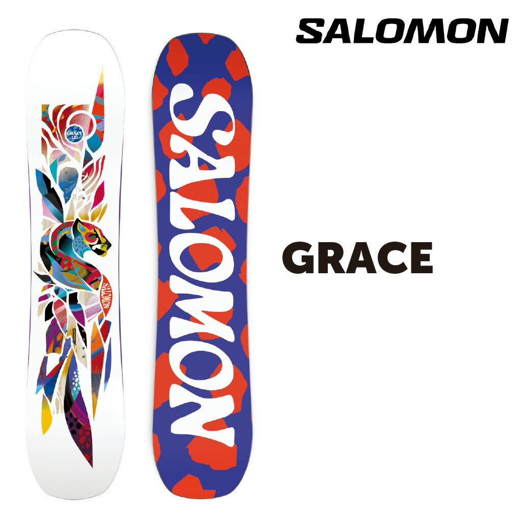 SALOMON GRACE サロモン グレイス 23-24 子供 キッズ ジュニア 初心者 ソフトフレックス やわらかい Camber キャンバ…