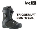 2025 Newモデル HEAD TRIGGER LYT BOA FOCUS スノーボード ブーツ メンズ レディース ヘッド ボア ダイヤル 初心者 ソフトフ...