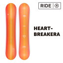 2025 Newモデル RIDE HEARTBREAKER ライド ハートブレーカー レディース 初心者 ソフトフレックス やわらかい Camber キャンバー...