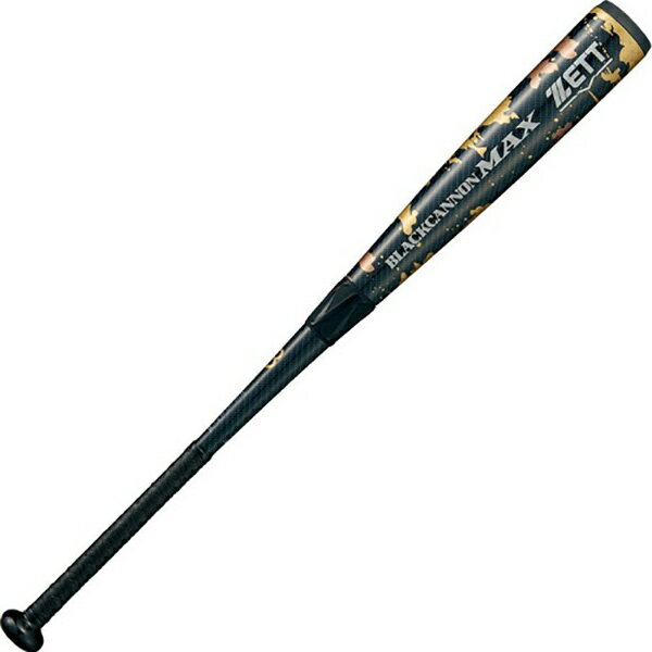 在庫処分ゼットZETTブラックキャノンMAX720野球軟式用バットBCT35904-1900