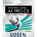 【エントリ-でポイント7倍キャンペーン 24日（水）20:00～27日（土）9：59】ゴーセン　GOSEN　AK PRO CX 16　テニス　硬式ガット　TS76..