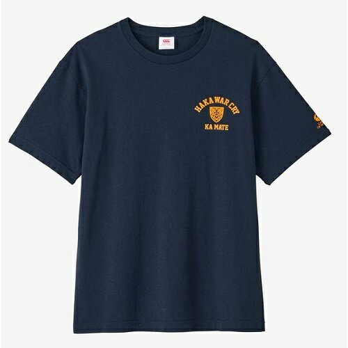 ◆環境に配慮した程よい肉厚感のオーガニックコットンを使用したTシャツです。 ◆背中にニュージーランドの先住民族、マオリの民族舞踊である「HAKA WAR CRY」（ハカ・ウォークライ）カマテの歌詞が入っています。 ※この製品はブラック（19）、ネイビー（29）においてプリントにひび割れ加工が施されております。 ◆Fabric：コットン100% ◆原産国：中国 ◆Size：M、L、XL、3L ◆Color：ネイビー(29) ◆サイズ： 身丈/ 身幅/ 肩幅/ 袖丈/ 裾幅/ 袖口幅（cm） M： 66/ 49/ 46/ 20/ 49/ 19 L： 70/ 53/ 50/ 21/ 53/ 19 XL： 74/ 57/ 54/ 22/ 57/ 20 3L： 78/ 61/ 58/ 23/ 61/ 20 ※サイズ寸法（実寸）は「実際の商品を平置きにした状態でメジャーにて採寸した寸法」です。