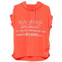 ダミス DA MISS シャーリングパーカーTシャツ フィットネス 半袖 レディース 1434-1506-ORG