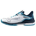 ミズノ MIZUNO WAVE EXCEED TOUR 6 OC(ユニセックス) クレー・砂入り人工芝コート テニスシューズ 61GB2472-14