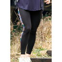 ミカノ MIKANO サイド切替ロングレギンス フィットネス レディース 66128A-BL/HBNY