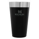 スタンレー STANLEY スタッキング真空パイント 0.47L マットブラック アウトドア レジャー グラス 1002282201