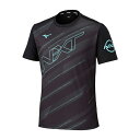 ミズノ MIZUNO N-XTプラクティスシャツ Tシャツ 半袖 テニス ユニセックス 62JAC042-09