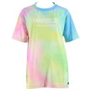 マーブル Marble タイダイ柄Tシャツ 半袖 フィットネス ユニセックス U2502-102-RAINBOW(4)