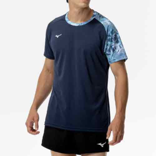 ミズノ MIZUNO プラクティスシャツ Tシャツ 半袖 バレーボール ユニセックス V2MAC010-14