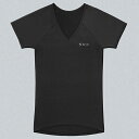 【取り寄せ品】エムティ—ジ— MTG Style BX Innerwear ブラック L(メンズ) VネックT 半袖 健康 姿勢ケア Y...
