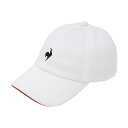 ルコック le coq sportif フレンチテールキャップ 帽子 テニス ウィメンズ LN5SCP20L-WHNV