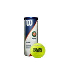 ウィルソン Wilson ROLAND GARROS CLAY CT 3 BALL テニスボール WRT125000