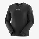 サロモン SALOMON LOGO PERFORMANCE Tシャツ長袖 アウトドア メンズ LC2245900