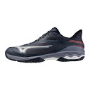 ミズノ MIZUNO 【クレー/砂入り人工芝コート】ウエーブエクシードコート WIDE OC テニスシューズ ユニセックス 61GB2518-05