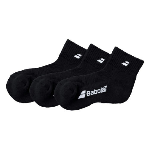 バボラ Babolat CLUB 3P SHORT SOCKS ソックス 靴下 ユニセックス テニス BUS4815C-BK00