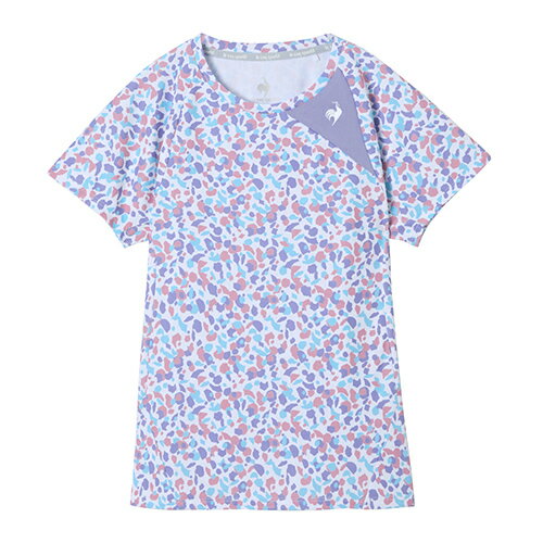 ルコック le coq sportif Aile forme グラフィックゲームシャツ テニス 半袖 ウィメンズ LN5FHT10L-WH00