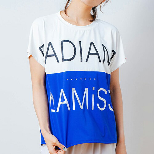 ダミス DA MISS バイカラー Tシャツ 半袖 フィットネス ウィメンズ 1534-1614-BLU