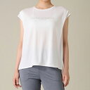 ジーフィット G-FIT フレンチスリーブトップ 半袖 フィットネス ウィメンズ GA-C676T-W