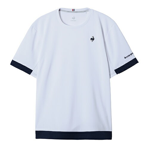 ルコック le coq sportif 半袖ゲームシャツ テニス メンズ LN5FHT21M-WH00