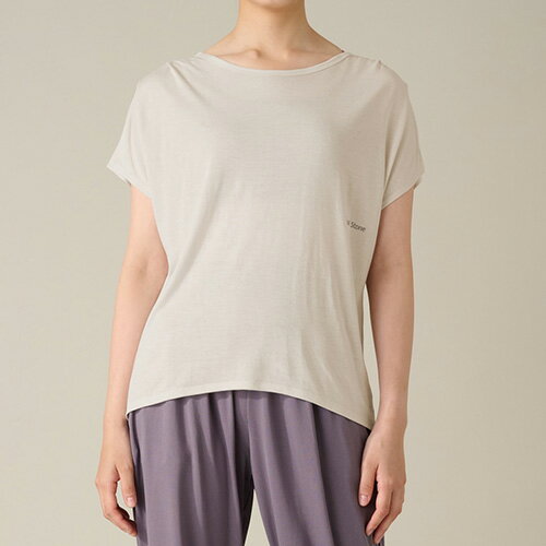 リアルストーン Real Stone フレンチスリーブトップ 半袖 ヨガ ウィメンズ RS-C542T-SAND