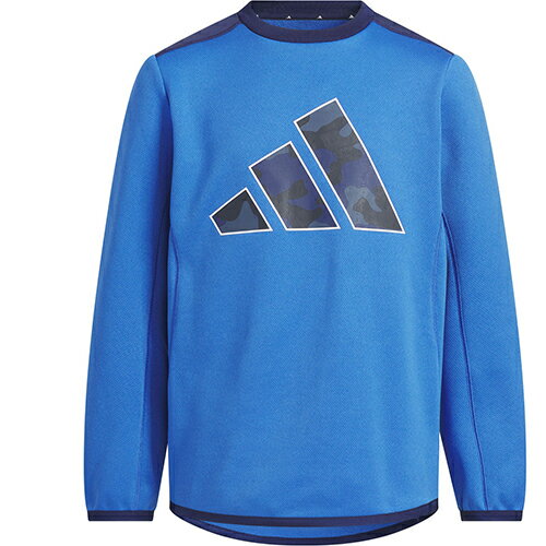 アディダス adidas マストハブ カモ柄 レギュラーフィット フリース スウェットシャツ 長袖 ジュニア KA1349