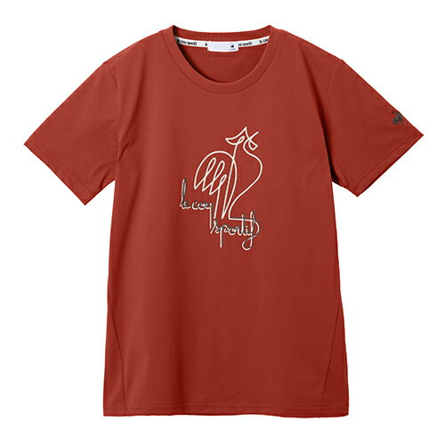 印花 - ルコック le coq sportif ヘランカ 半袖Tシャツ トレーニング/ジム・カジュアル 半袖 ウィメンズ LT5FHT01L-RD00