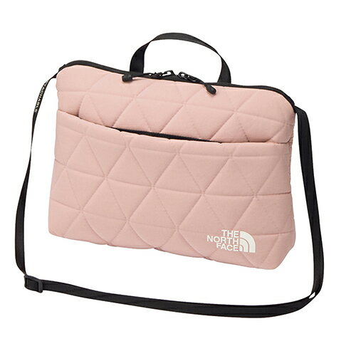 PC周辺機器の収納に便利なポーチ。衝撃を緩和するクッション内蔵のエンボス加工を採用。ショルダーストラップは取り外しが可能です。 素材：80Dポリエステルジオエンボス 原産国：ベトナム 重量：約135g サイズ：H18×W24.5×D6.5cm 容量：2L カラー：メタルピンク・MK ノースフェイス
