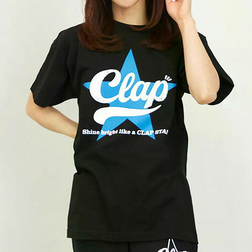 樂天商城 - クラップ clap クラップスター ティー Tシャツ フィットネス 半袖 ウィメンズ CTS26016-BKM
