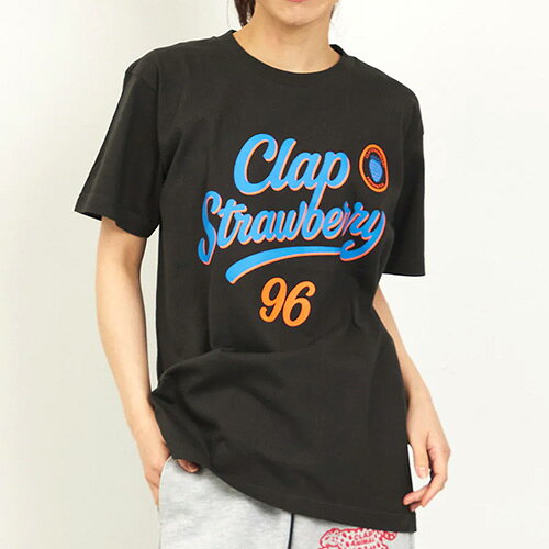 樂天商城 - クラップ clap クラップストロベリー ティー Tシャツ フィットネス 半袖 ウィメンズ CTS26022-SBL