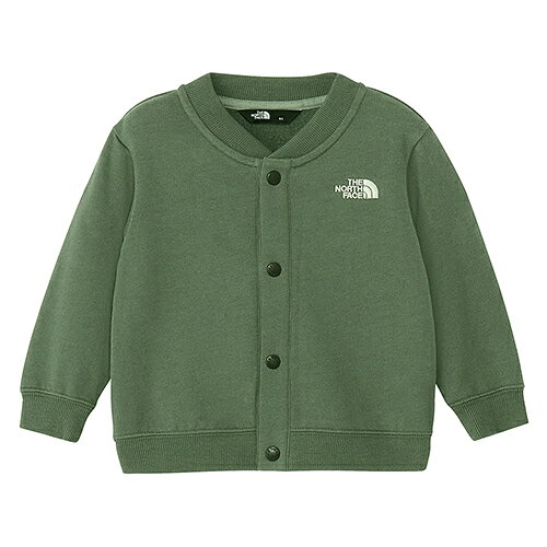 ザ・ノース・フェイス THE NORTH FACE スウェットロゴジャケット アウトドア ベビー NTB12560-DG