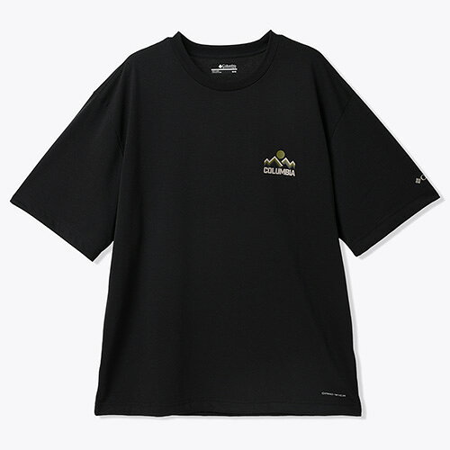 乐天商城 - コロンビア Columbia シダートレイルバックグラフィックTシャツ アウトドア 半袖 メンズ AJ3185-012