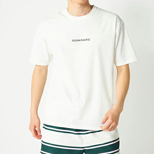 オーシャンパシフィック Ocean Pacific OP 水陸両用 マリン ワンポイントロゴ半袖Tシャツ メンズ 516466-WT