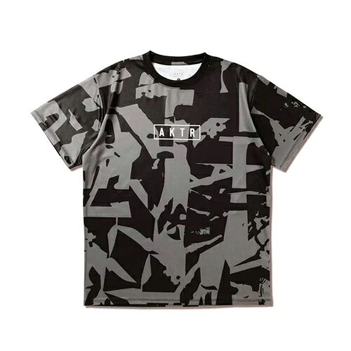 アクター AKTR CUT-UP CAMO AKTR LOGO SPORTS TEE 半袖 Tシャツ ユニセックス バスケットボール 125-024005-BK