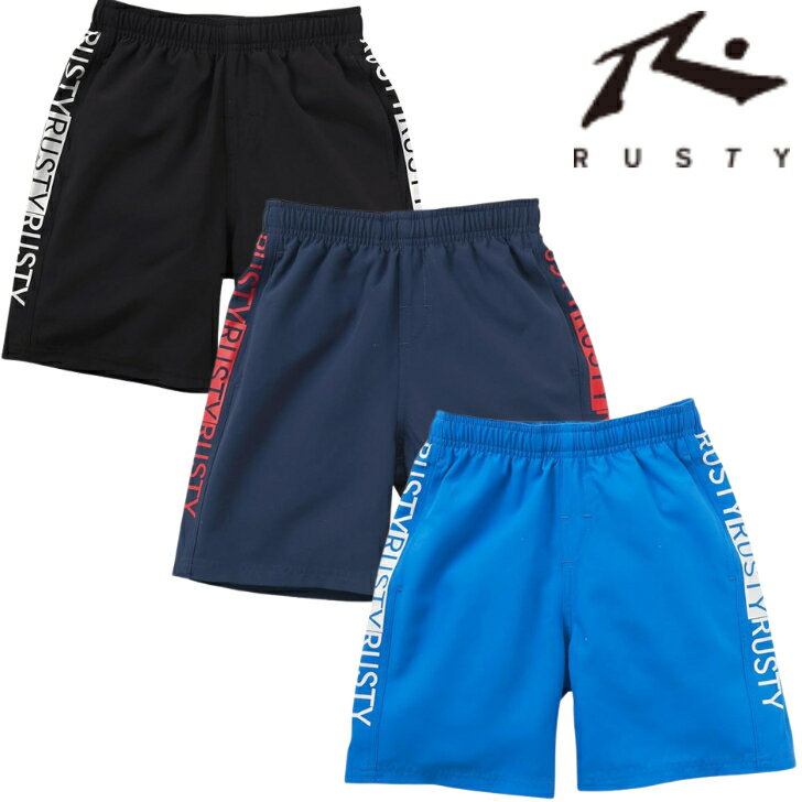 樂天商城 - RUSTY ラスティ 水陸両用 ハイブリッドショーツ 964-423 男子 子供 サイズ ジュニア キッズ 通学 カジュアル スポーツ RUN SWIM 送料無料